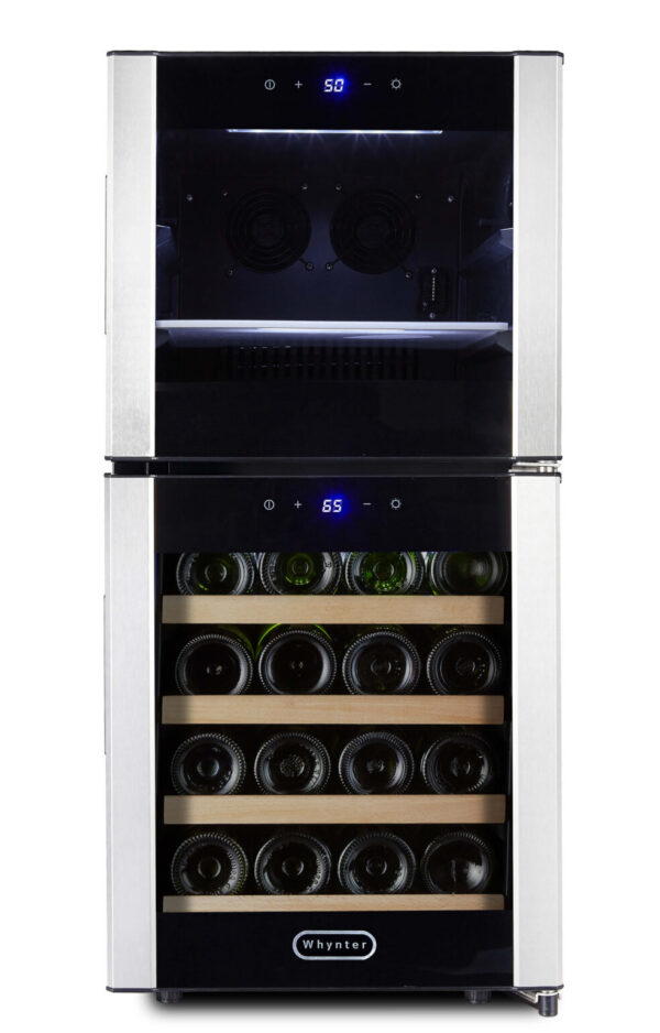 Whynter BCR-291SB Freestanding Fromagerator 2.9 cu.ft Wine and Cheese Center