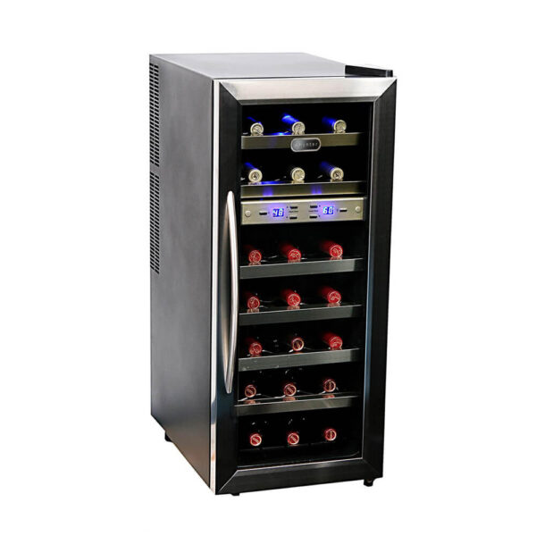 Whynter WC-211DA 21 Bottle Dual Temperature Zone Freestanding Wine Cooler